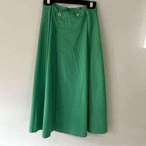Vintage Mint Green Wrap Skirt